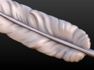 feather 3D Print Model