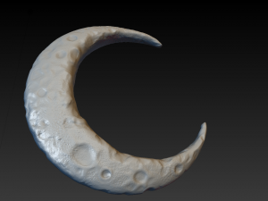 crescent 3D 프린트 모델