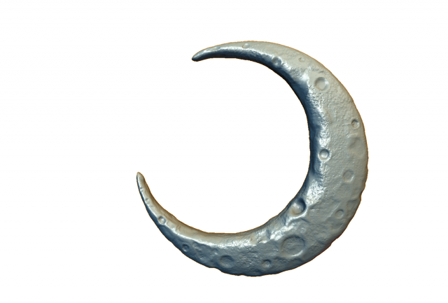 crescent 3D 프린트 모델 .c4d .max .obj .3ds .fbx .stl .blend 