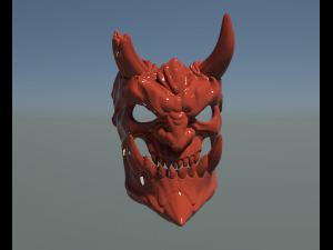 demon mask 3D प्रिंट मॉडल