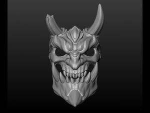 demon mask 3D 프린트 모델
