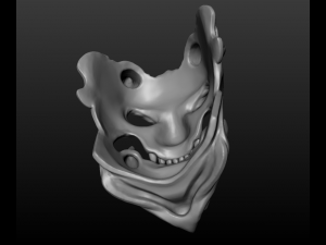 demon mask 3D 프린트 모델