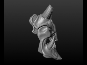 demon mask 3D 프린트 모델