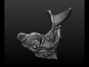 demon mask 3D 프린트 모델