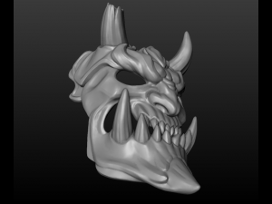 demon mask 3D 프린트 모델
