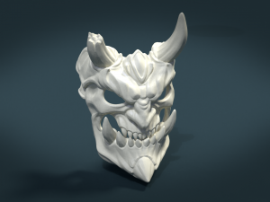 demon mask 3D 프린트 모델