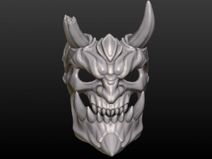 demon mask 3D 프린트 모델