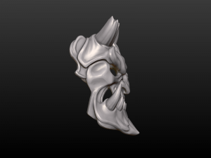 demon mask 3D 프린트 모델