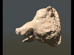 boars head 3D Print Model