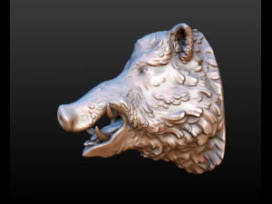 boars head 3D Print Model
