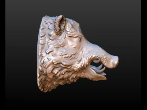 boars head 3D Print Model