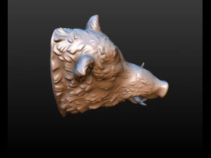 boars head 3D Print Model
