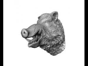 boars head 3D Print Model