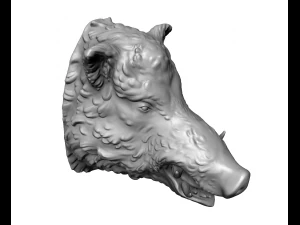 boars head 3D Print Model