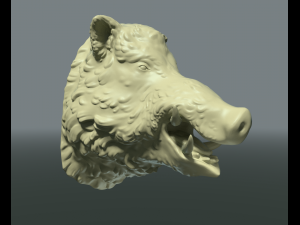 boars head 3D Принт Модель