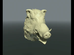 boars head 3D Print Model