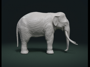 elephant high poly 3D-printmodel