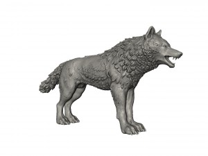 wolf high poly 3D Print Model