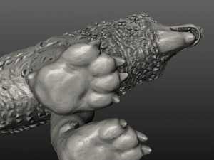 wolf high poly 3D Baskı Modeli
