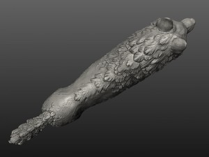 wolf high poly 3D Baskı Modeli
