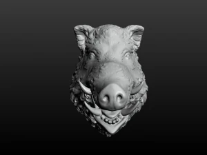boars head 2 3D Print Model
