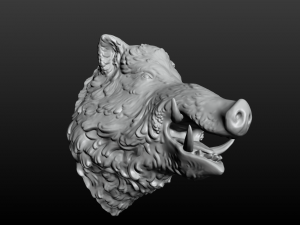 boars head 2 3D Print Model