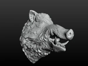 boars head 2 3D Print Model