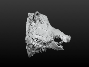 boars head 2 3D Print Model