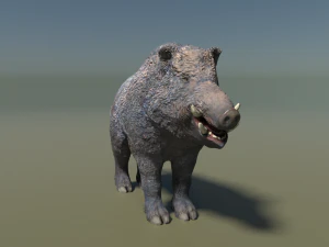 boar low poly 3D Model