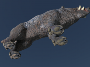 boar low poly 3D-Modell