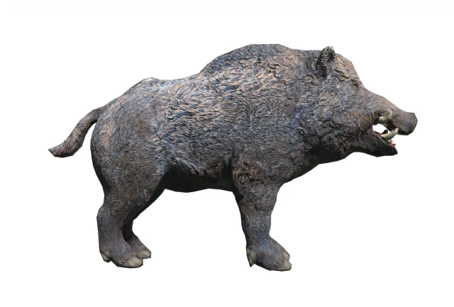 boar low poly 3D Model .c4d .max .obj .3ds .fbx .stl .blend 