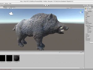 boar low poly 3D Model