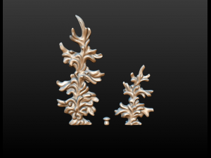 two fir trees 3D 打印模型