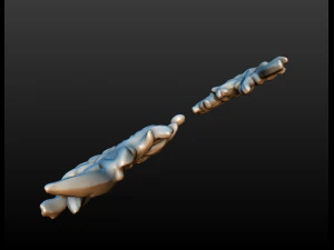 two fir trees 3D Print Model