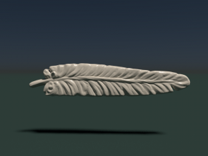 feather 3 3D Print Model