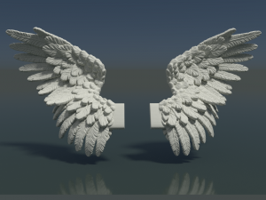 wings 3D Baskı Modeli