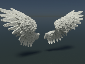 wings 3D Baskı Modeli
