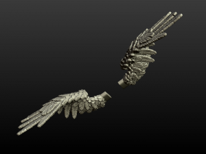 wings 3D Baskı Modeli