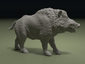 boar figurine Modelo de Impressão 3D