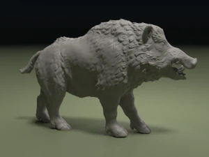 boar figurine 3D Print Model