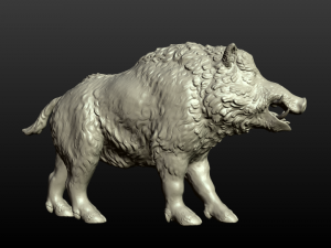 boar figurine Modelo de Impressão 3D