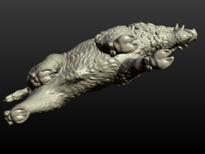 boar figurine Modelo de Impressão 3D