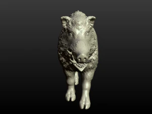 boar figurine 3D Print Model