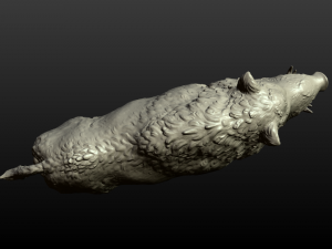 boar figurine Modelo de Impressão 3D