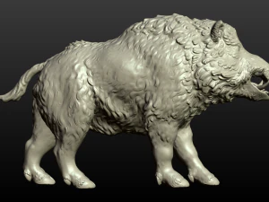 boar figurine 3D Print Model