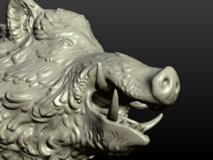 boar figurine Modelo de Impressão 3D