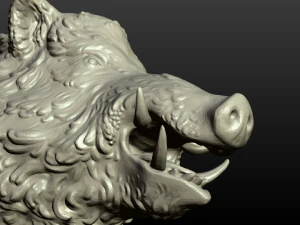 boar figurine 3D Print Model