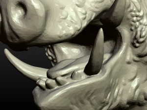 boar figurine 3D Print Model