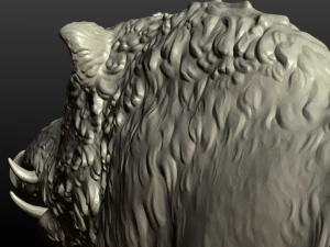 boar figurine 3D Print Model