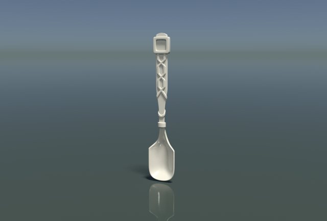 Teaspoon 3D प्रिंट मॉडल .c4d .max .obj .3ds .fbx .stl .blend 